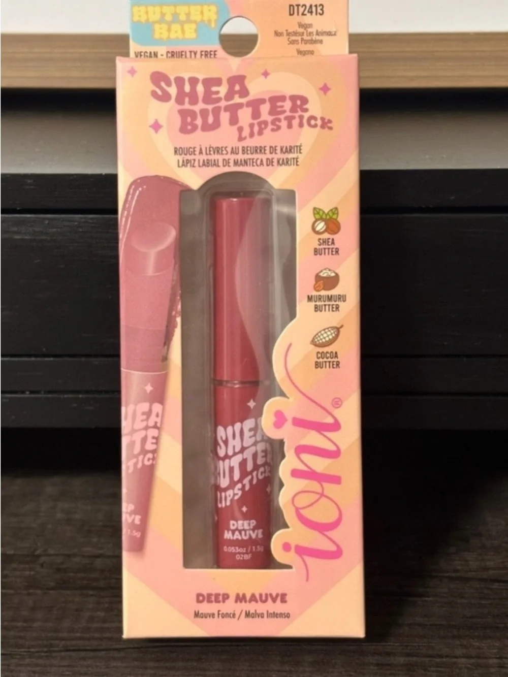 Shea Butter Lipstick — Deep Mauve (Live Show Item)